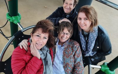 Ana Rosa, Idoia, Julia y Polo, una amistad forjada a raíz del párkinson que las cuatro padecen