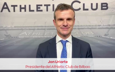 Jon Uriarte, presidente del Athletic Club de Bilbao, nos manda un mensaje de felicitación: «Enhorabuena por la labor que estáis haciendo, es importantísima para la sociedad, digna de elogio y creo que es un espejo en el que mirarnos»