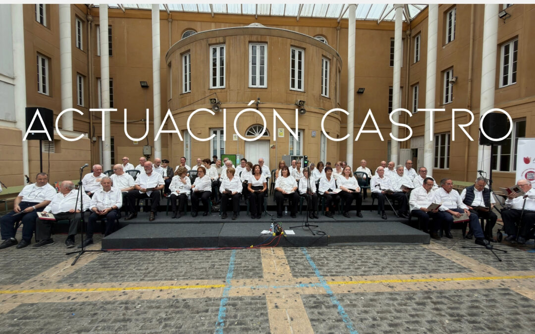 Éxito rotundo del coro de ASPARBI en Castro Urdiales a pesar de la lluvia