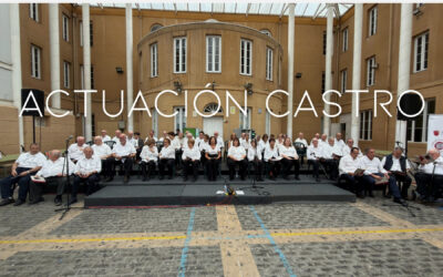 Éxito rotundo del coro de ASPARBI en Castro Urdiales a pesar de la lluvia